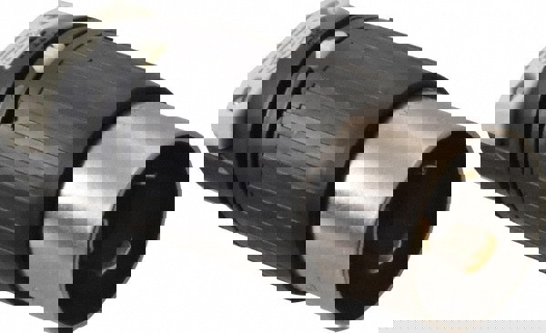 Locking Inlet: Plug, Industrial, Non-NEMA, Black & White